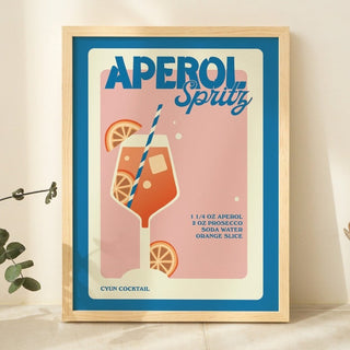 'Aperol Spritz' Cocktail Print