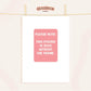 Custom Vinyl Lyrics Print