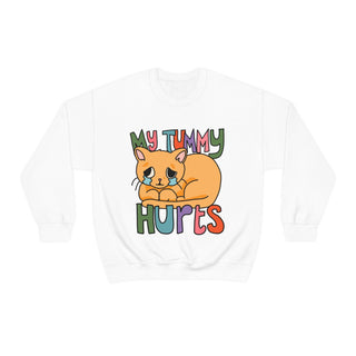 'My Tummy Hurts' Cat Sweatshirt