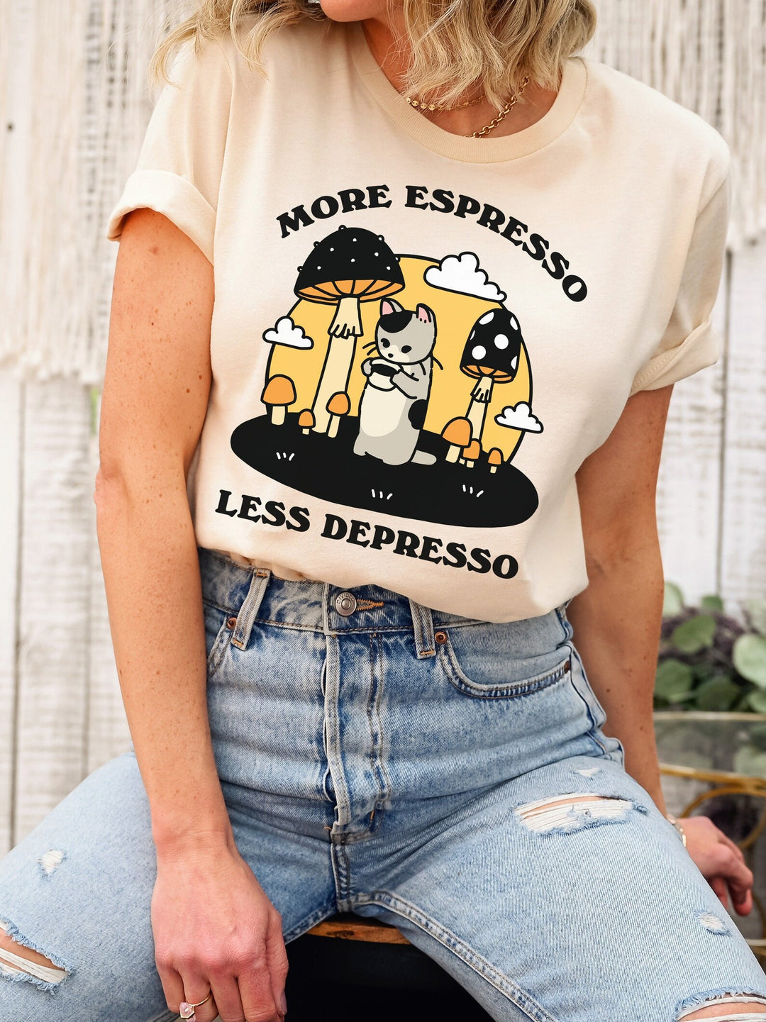 'More Espresso' Cat T-shirt