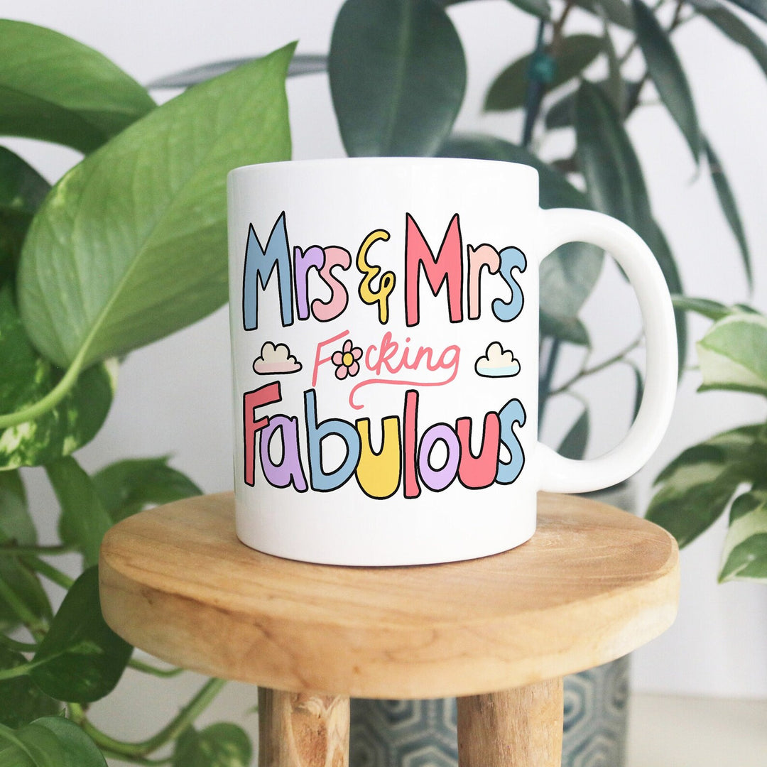 'Mrs & Mrs Fabulous' Mug