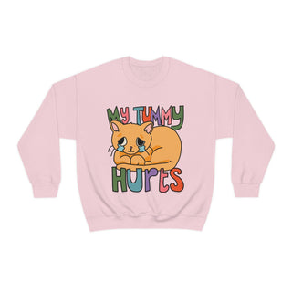 'My Tummy Hurts' Cat Sweatshirt