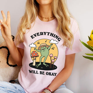 'Everything will be okay' Frog T-shirt