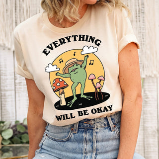 'Everything will be okay' Frog T-shirt