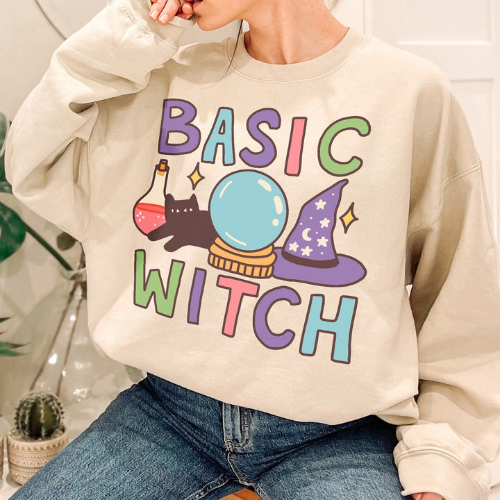 'Basic Witch' Halloween Sweatshirt