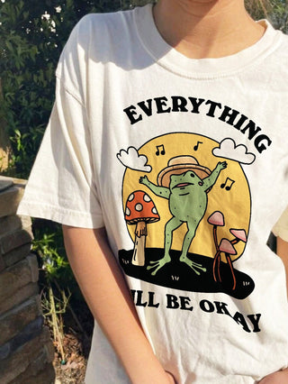 'Everything will be okay' Frog T-shirt