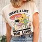 'Create a life you love' Frog & Fairy T-shirt