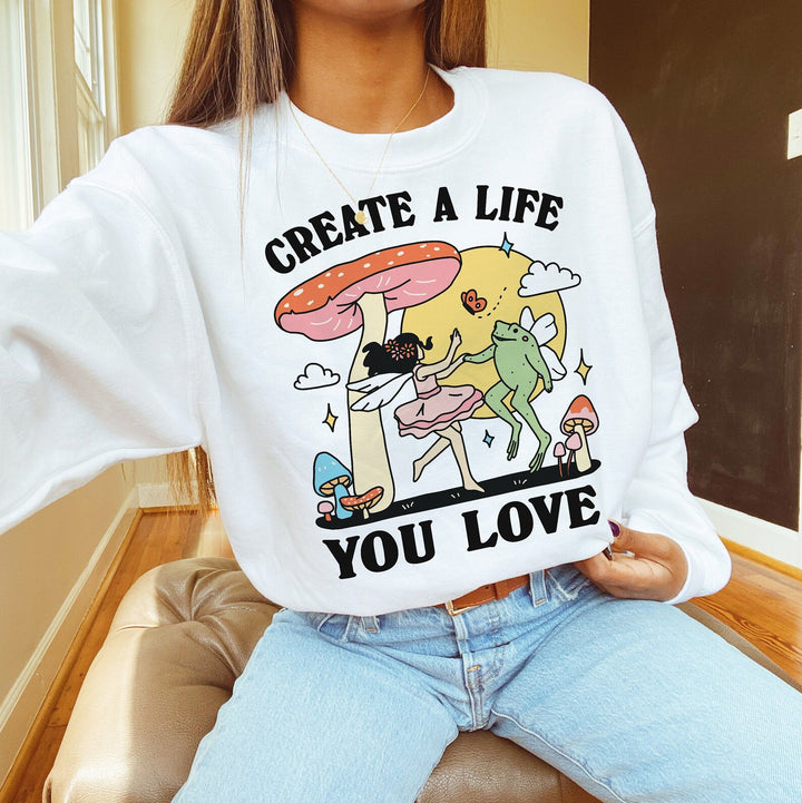 'Life you Love' Frog Sweatshirt