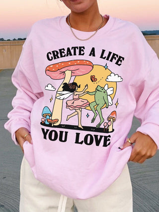 'Life you Love' Frog Sweatshirt