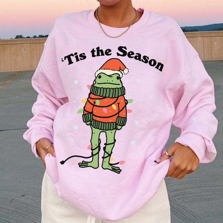 'Tis the Season' Christmas Frog Sweatshirt