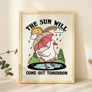 'The Sun' Goose Print