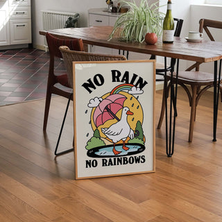 'No Rain' Goose Print