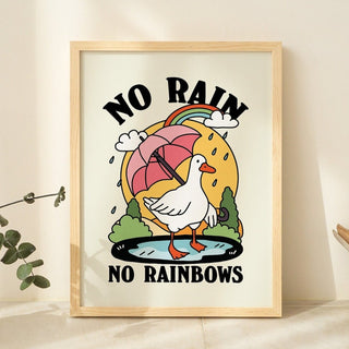 'No Rain' Goose Print