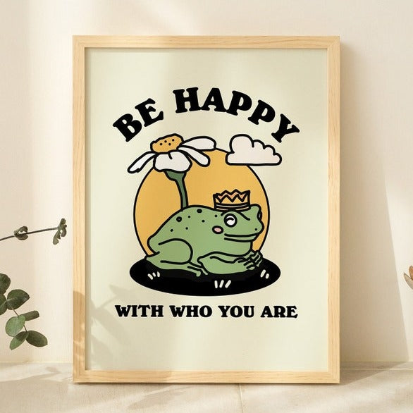 'Love Yourself' Frog Print