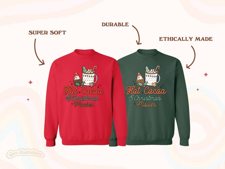 'Hot Cocoa' Christmas Sweatshirt