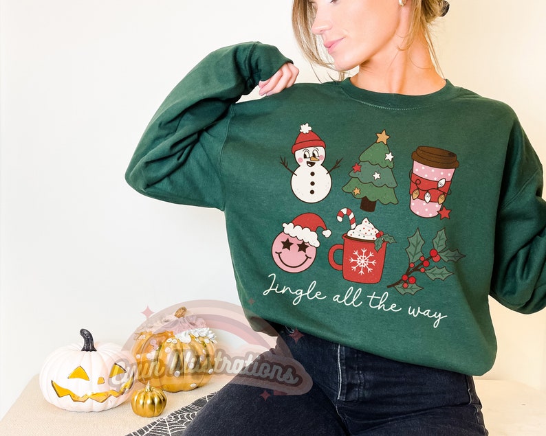 'Jingle all the way' Christmas Sweatshirt