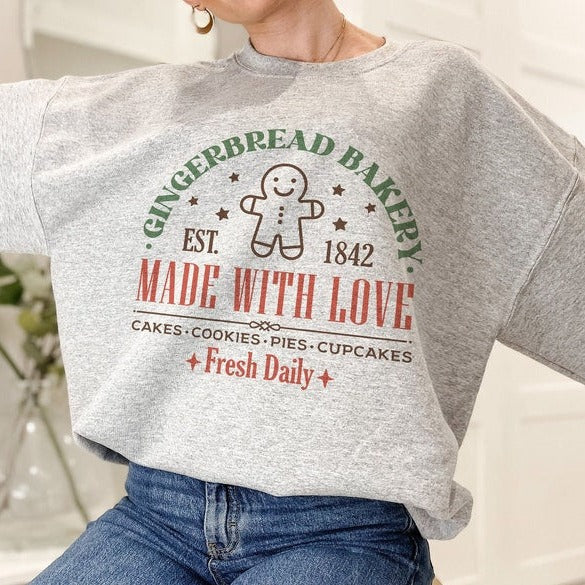 'GingerBread Bakery' Christmas Sweatshirt