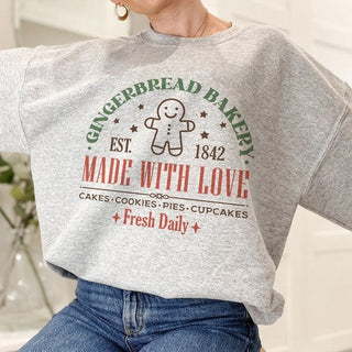 'Ginger Bread Bakery' Christmas Sweatshirt