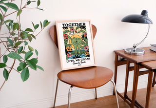 Custom 'Together Until We Croak' Print