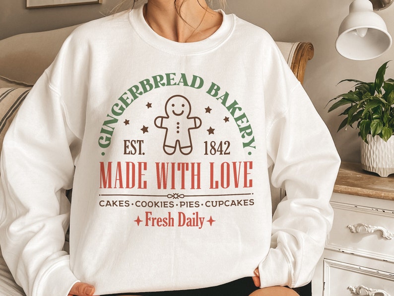 'GingerBread Bakery' Christmas Sweatshirt
