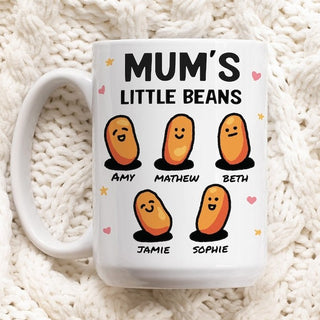 Custom 'Mum's Little Beans' Mug