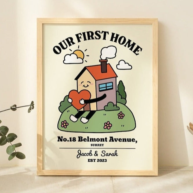 Custom 'Our First Home' Print