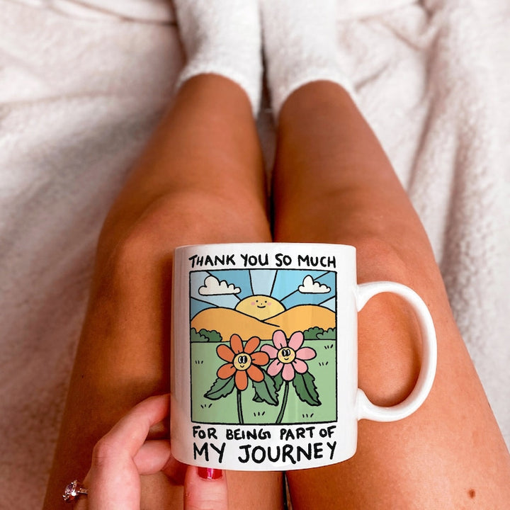 Custom 'Thank You For Being Part Of My Journey' Mug