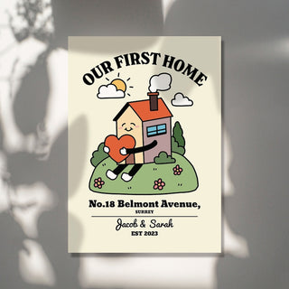 Custom 'Our First Home' Print