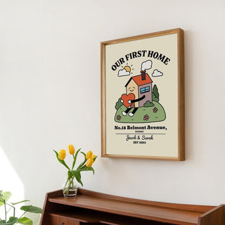 Custom 'Our First Home' Print