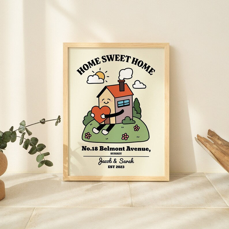Custom 'Our First Home' Print