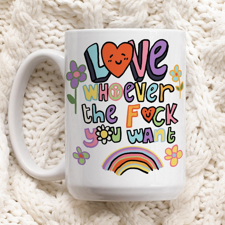 'Love Whoever' Pride Mug