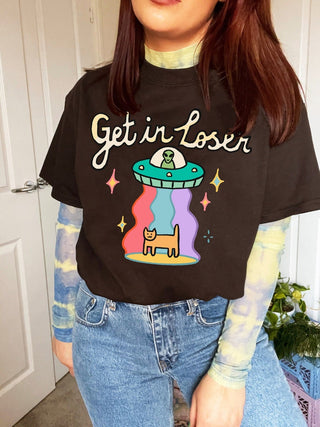 'Get In Loser' Alien T-shirt