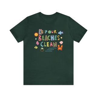 'Keep Our Beaches Clean' T-shirt