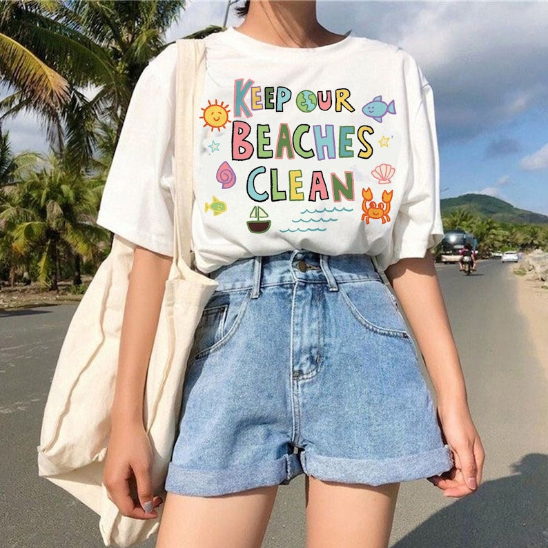 'Keep Our Beaches Clean' T-shirt