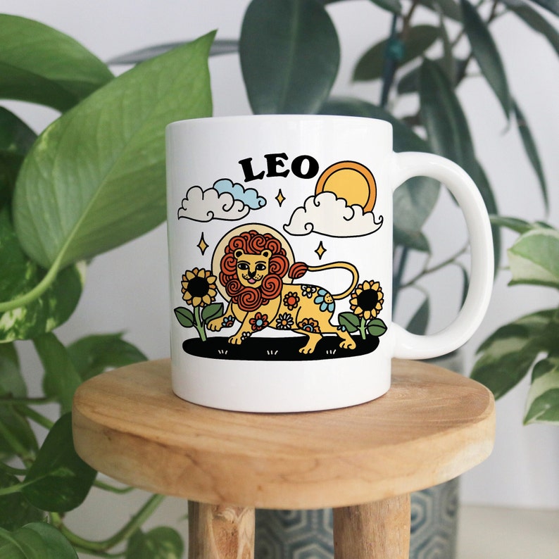 'Leo' Zodiac Mug