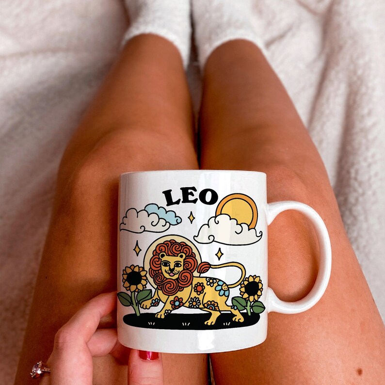 'Leo' Zodiac Mug