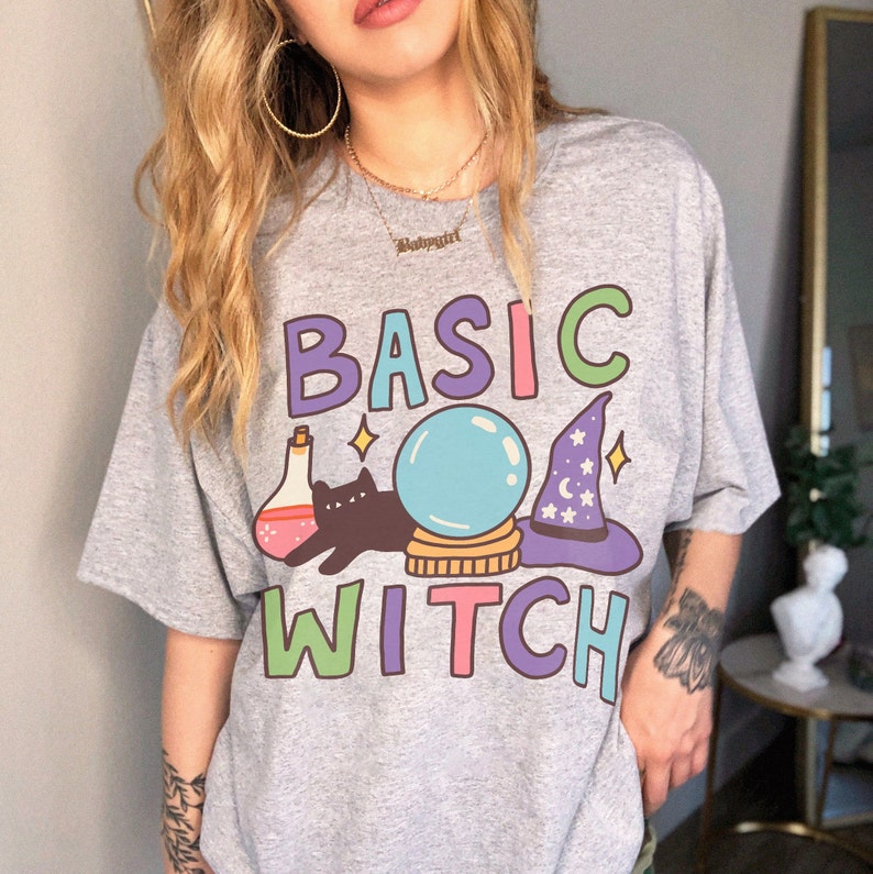 'Basic Witch' Halloween T-shirt