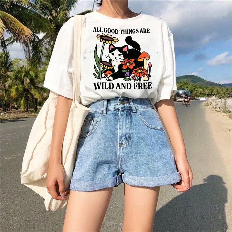 'Wild and Free' T-shirt