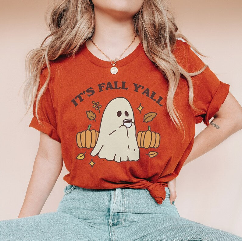 'It's Fall Y'all' Halloween T-shirt