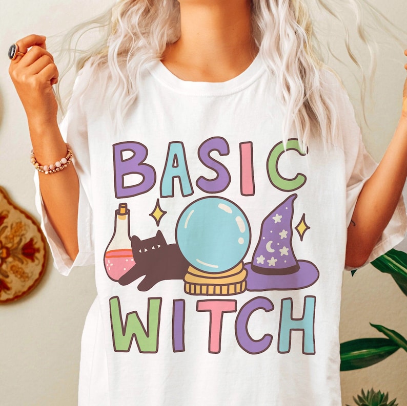 'Basic Witch' Halloween T-shirt