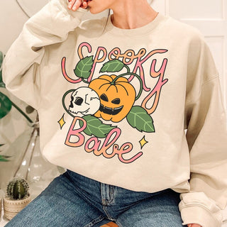 'Spooky Babe' Halloween Sweatshirt