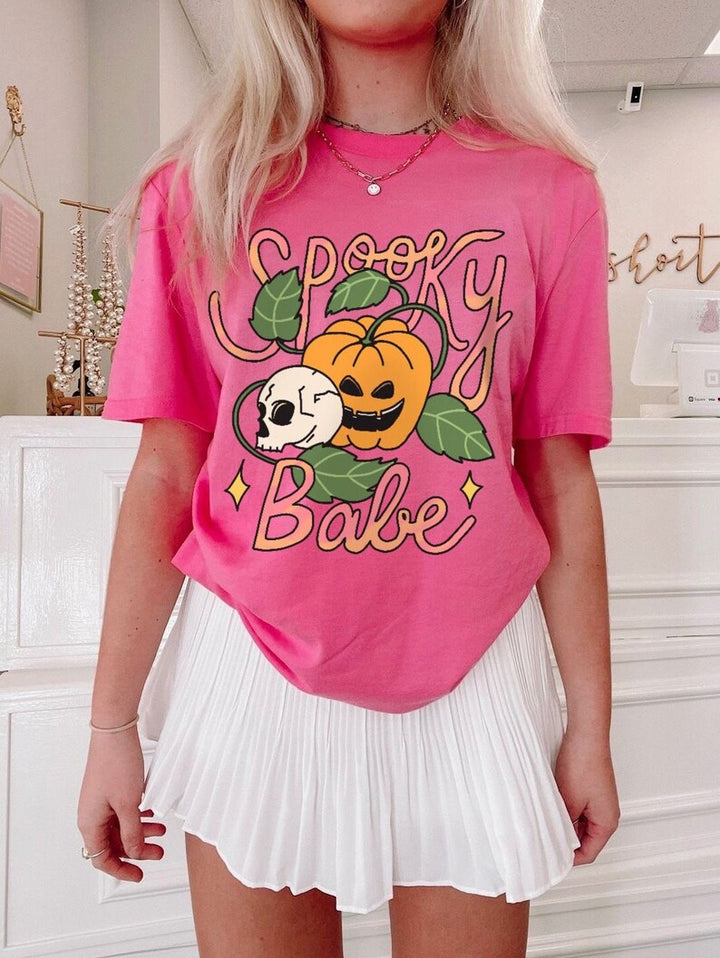 'Spooky Babe' Halloween T-shirt