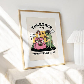 'My favorite place' Frog & Goose Print