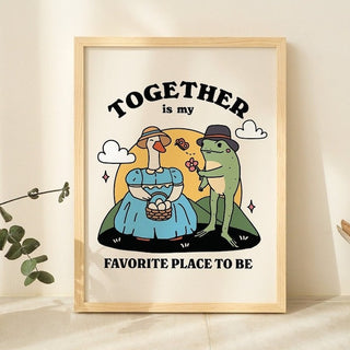 'My favorite place' Frog & Goose Print