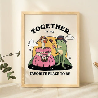 'My favorite place' Frog & Goose Print