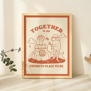 'My favorite place' Frog & Goose Print