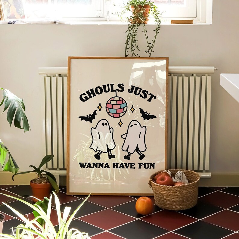 'Ghouls' Halloween Print