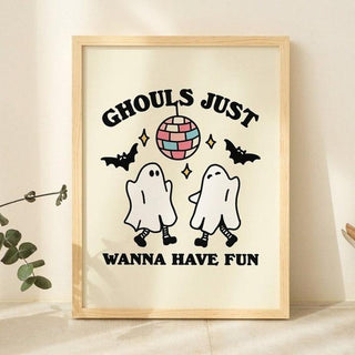 'Ghouls' Halloween Print