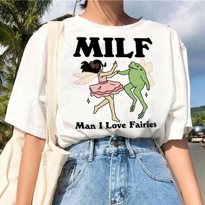 ‘MILF Man I love fairies’ T-shirt