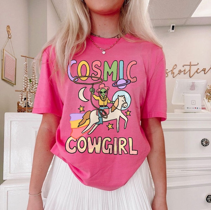 'Cosmic Cowgirl/Bride' T-shirt